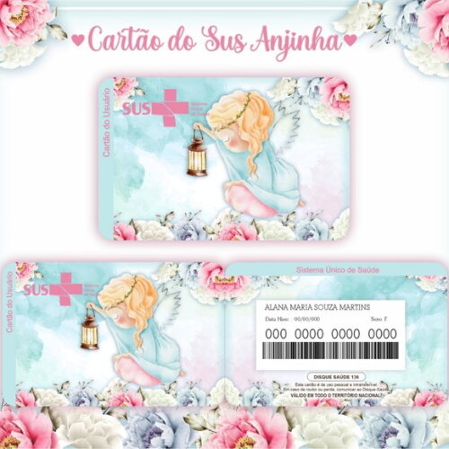 Arquivo Digital Cartão Sus Anjinha #338