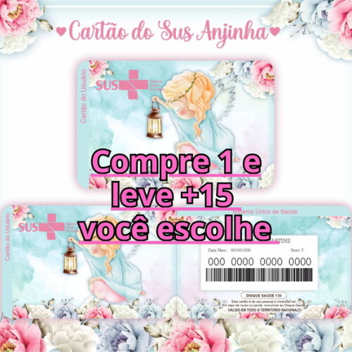 Arquivo Digital Cartão Sus Anjinha #338