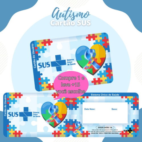 Arquivo Digital Cartão Sus Autismo #547