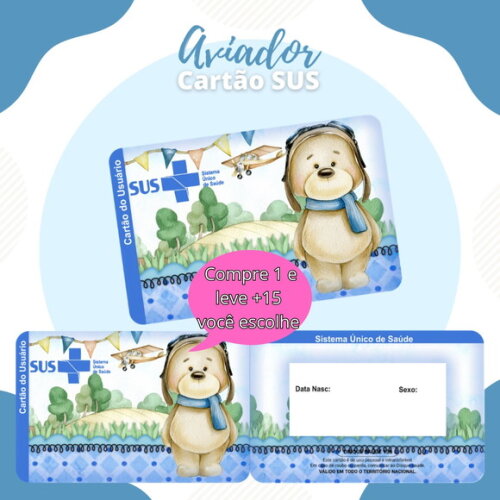 Arquivo Digital Cartão Sus Aviador #548