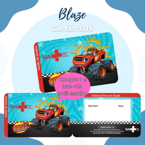 Arquivo Digital Cartão Sus Blaze #1918