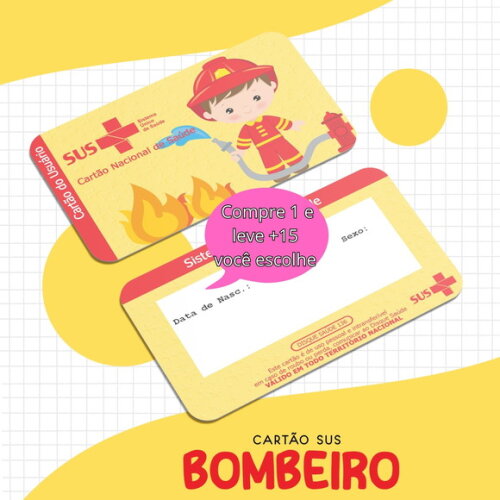 Arquivo Digital Cartão Sus Bombeiros #1650