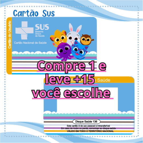 Arquivo Digital Cartão Sus Bolofofos #2010