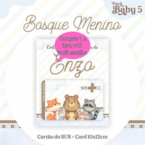 Arquivo Digital Cartão Sus Bosque Menino #2222