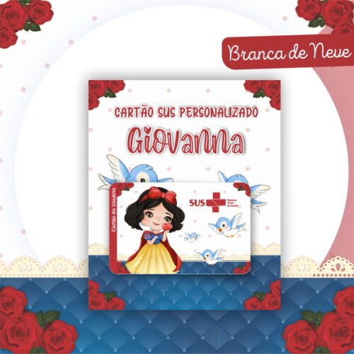 Arquivo Digital Cartão Sus Branca de Neve #2579
