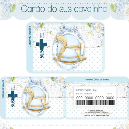 Arquivo Digital Cartão Sus Cavalinho #1762
