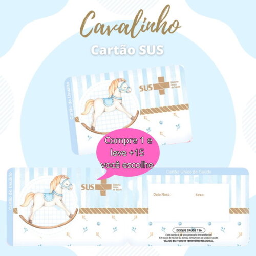 Arquivo Digital Cartão Sus Cavalinho #1921