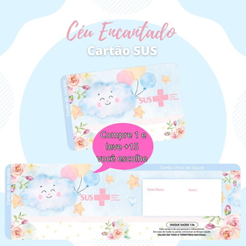 Arquivo Digital Cartão Sus Céu Encantado #1910