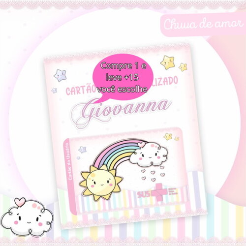 Arquivo Digital Cartão Sus Chuva de Amor #2370