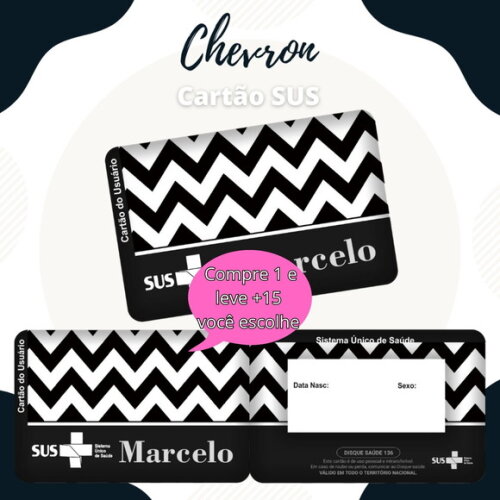 Arquivo Digital Cartão Sus Chevron #597