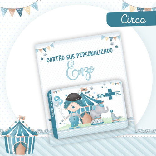 Arquivo Digital Cartão Sus Circo Menino #2377