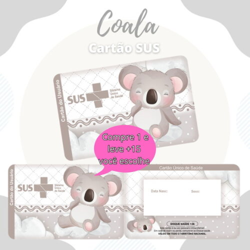 Arquivo Digital Cartão Sus Coala #565