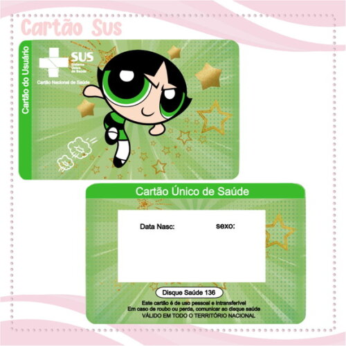 Arquivo Digital Cartão Sus Docinho #2016