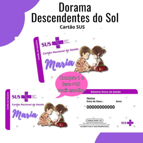 Arquivo Digital Cartão Sus Dorama Descendentes do Sol #3061