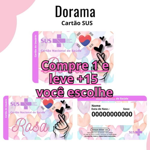 Arquivo Digital Cartão Sus Dorama #3068