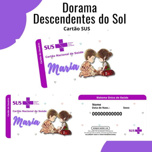 Arquivo Digital Cartão Sus Dorama Descendentes do Sol #3061