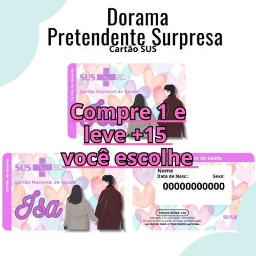 Arquivo Digital Cartão Sus Dorama Pretendente Surpresa #3062