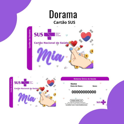 Arquivo Digital Cartão Sus Dorama #3067