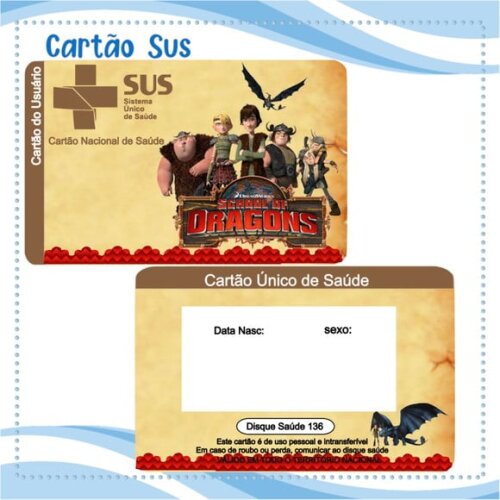 Arquivo Digital Cartão Sus Escola de Dragões #2017