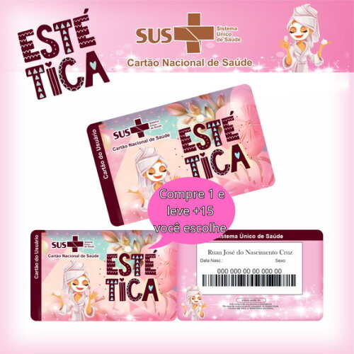 Arquivo Digital Cartão Sus Estética #2612