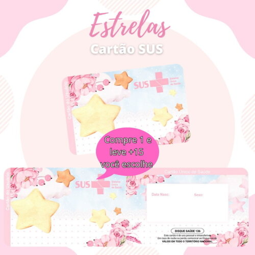 Arquivo Digital Cartão Sus Estrelas #1907