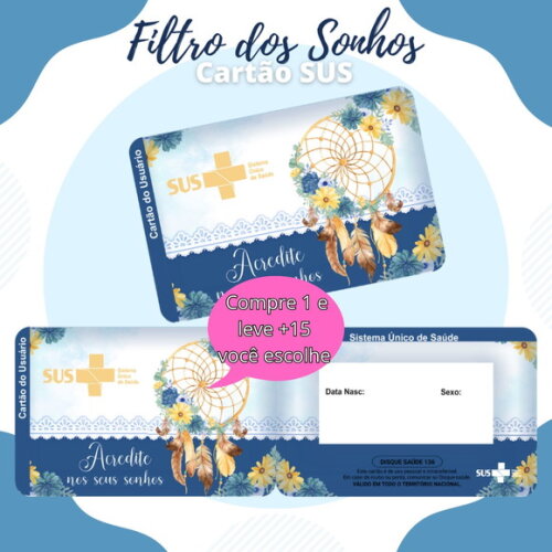 Arquivo Digital Cartão Sus Filtro dos Sonhos #1901