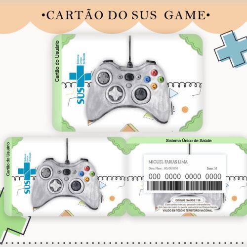 Arquivo Digital Cartão Sus Game #1754