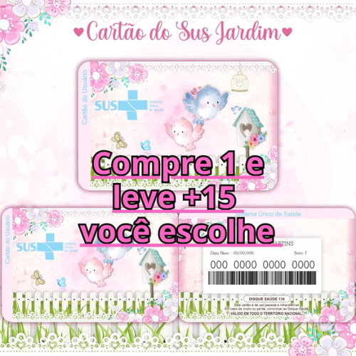 Arquivo Digital Cartão Sus Jardim #974