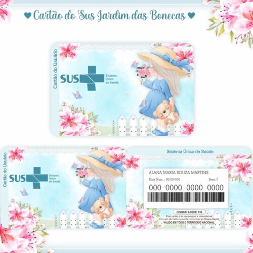 Arquivo Digital Cartão Sus Jardim da Boneca #973