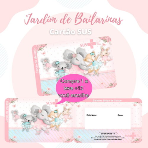 Arquivo Digital Cartão Sus Jardim de Bailarinas #1888