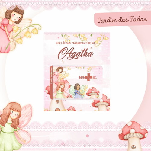 Arquivo Digital Cartão Sus Jardim das Fadas #2363