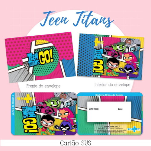 Arquivo Digital Cartão Sus Jovens Titãs #2142