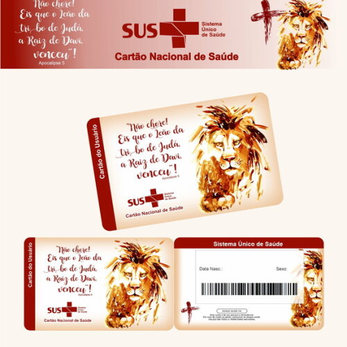 Arquivo Digital Cartão Sus Leão de Judá #2601
