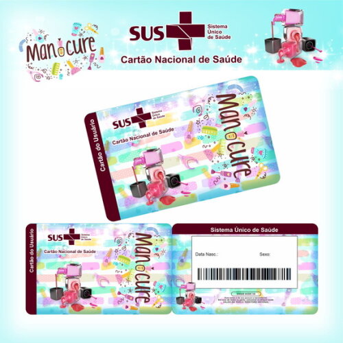 Arquivo Digital Cartão Sus Manicure #2595