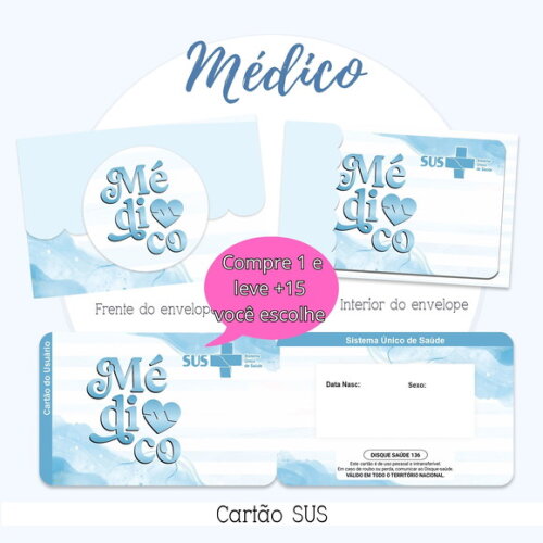 Arquivo Digital Cartão Sus Médico #2150