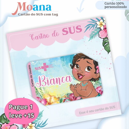 Arquivo Digital Cartão Sus Moana #3293