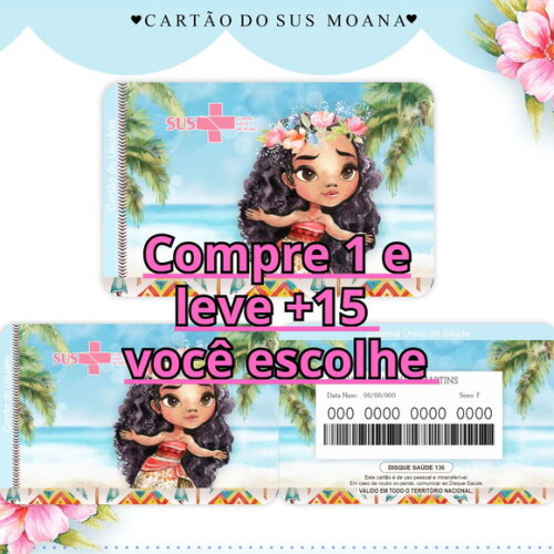 Arquivo Digital Cartão Sus Moana #995