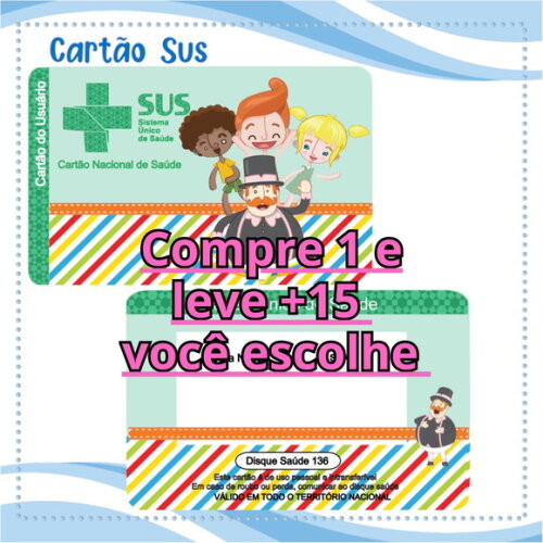 Arquivo Digital Cartão Sus Mundo Bita #2035