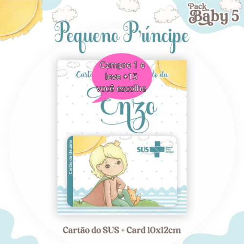 Arquivo Digital Cartão Sus o Pequeno Príncipe #2243