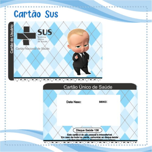 Arquivo Digital Cartão Sus o Poderoso Chefinho #2098