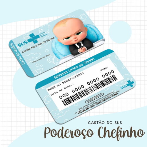 Arquivo Digital Cartão Sus o Poderoso Chefinho #1688