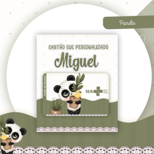Arquivo Digital Cartão Sus Panda #2505