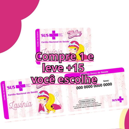 Arquivo Digital Cartão Sus Penélope Charmosa #3065