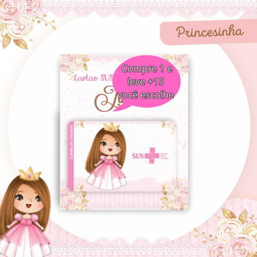 Arquivo Digital Cartão Sus Princesa #2264