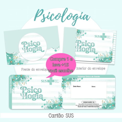 Arquivo Digital Cartão Sus Psicóloga #2166