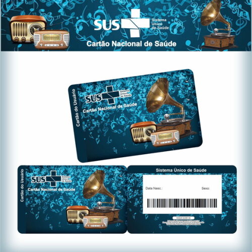Arquivo Digital Cartão Sus Rádio Antigo #2590