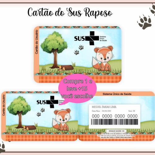 Arquivo Digital Cartão Sus Raposo #942