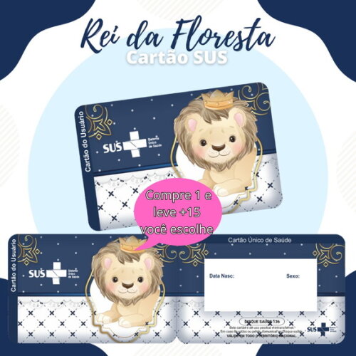 Arquivo Digital Cartão Sus Rei da Floresta #577