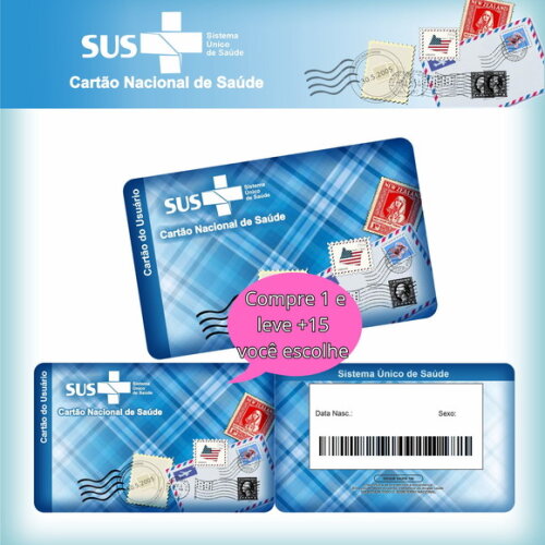 Arquivo Digital Cartão Sus Selos #2592