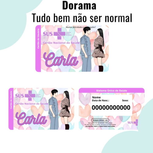Arquivo Digital Cartão Sus Tudo Bem Não Ser Normal #3063